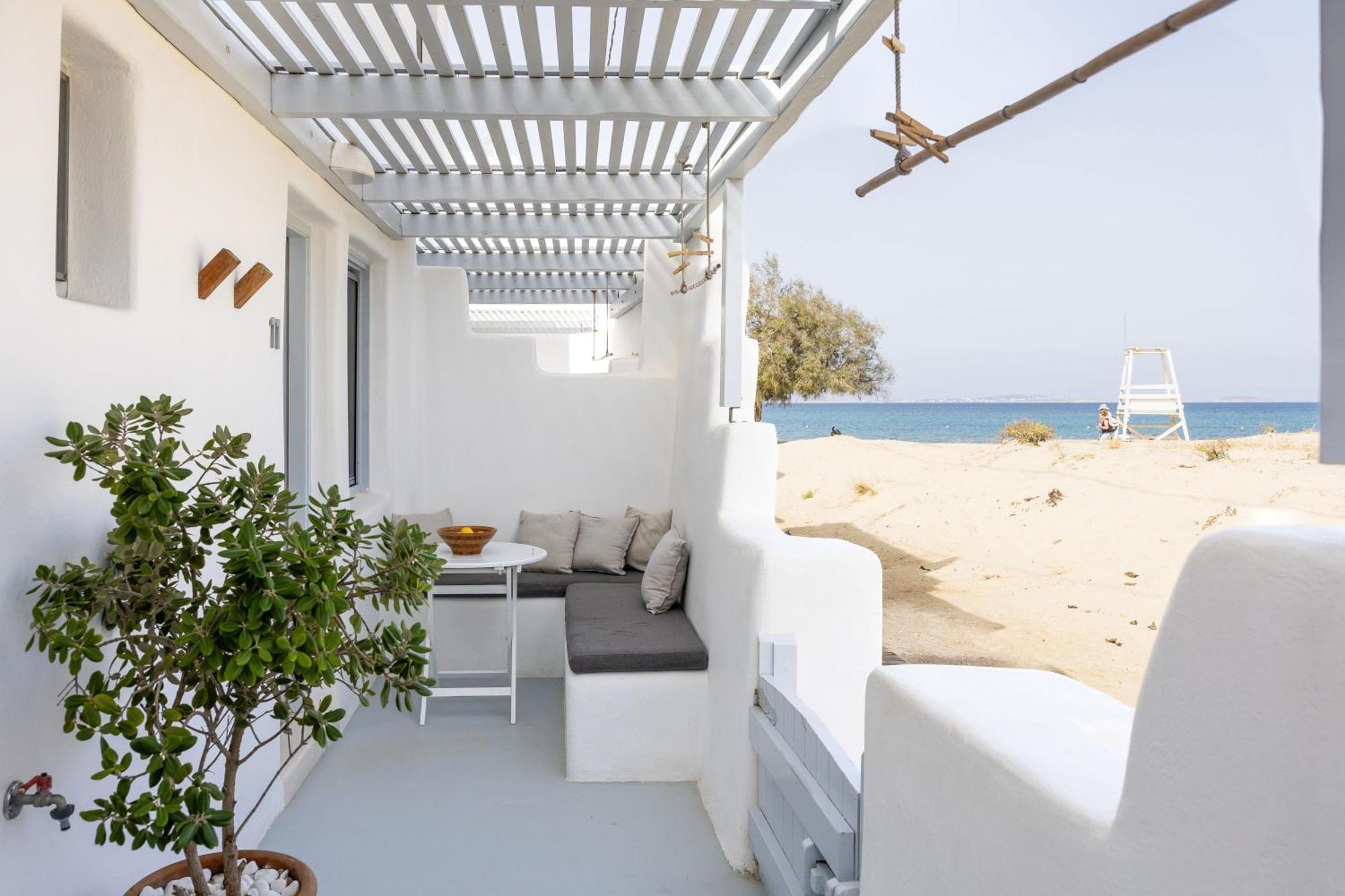 Flisvos Beach Apartments Naxos City Bagian luar foto