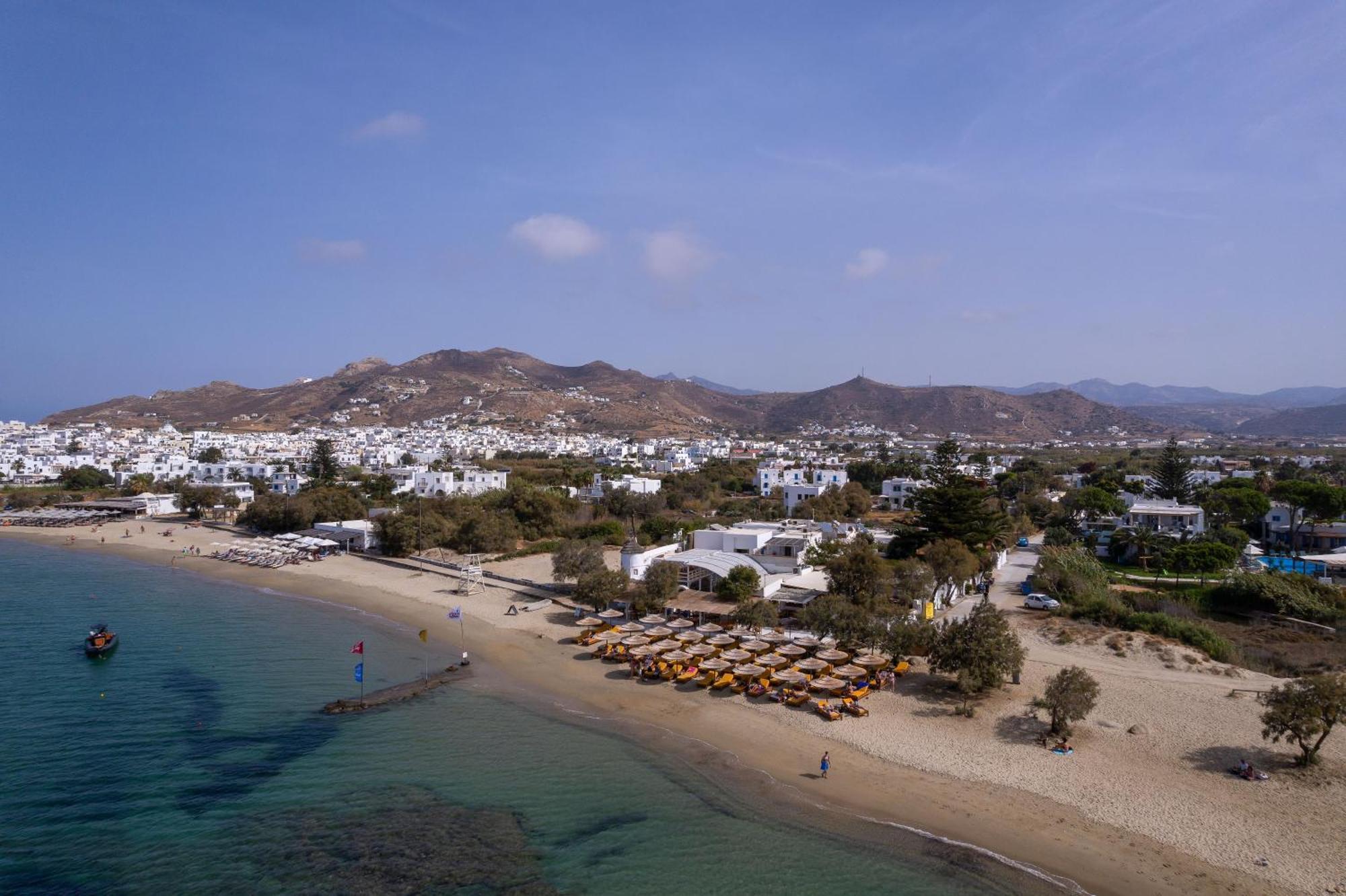 Flisvos Beach Apartments Naxos City Bagian luar foto