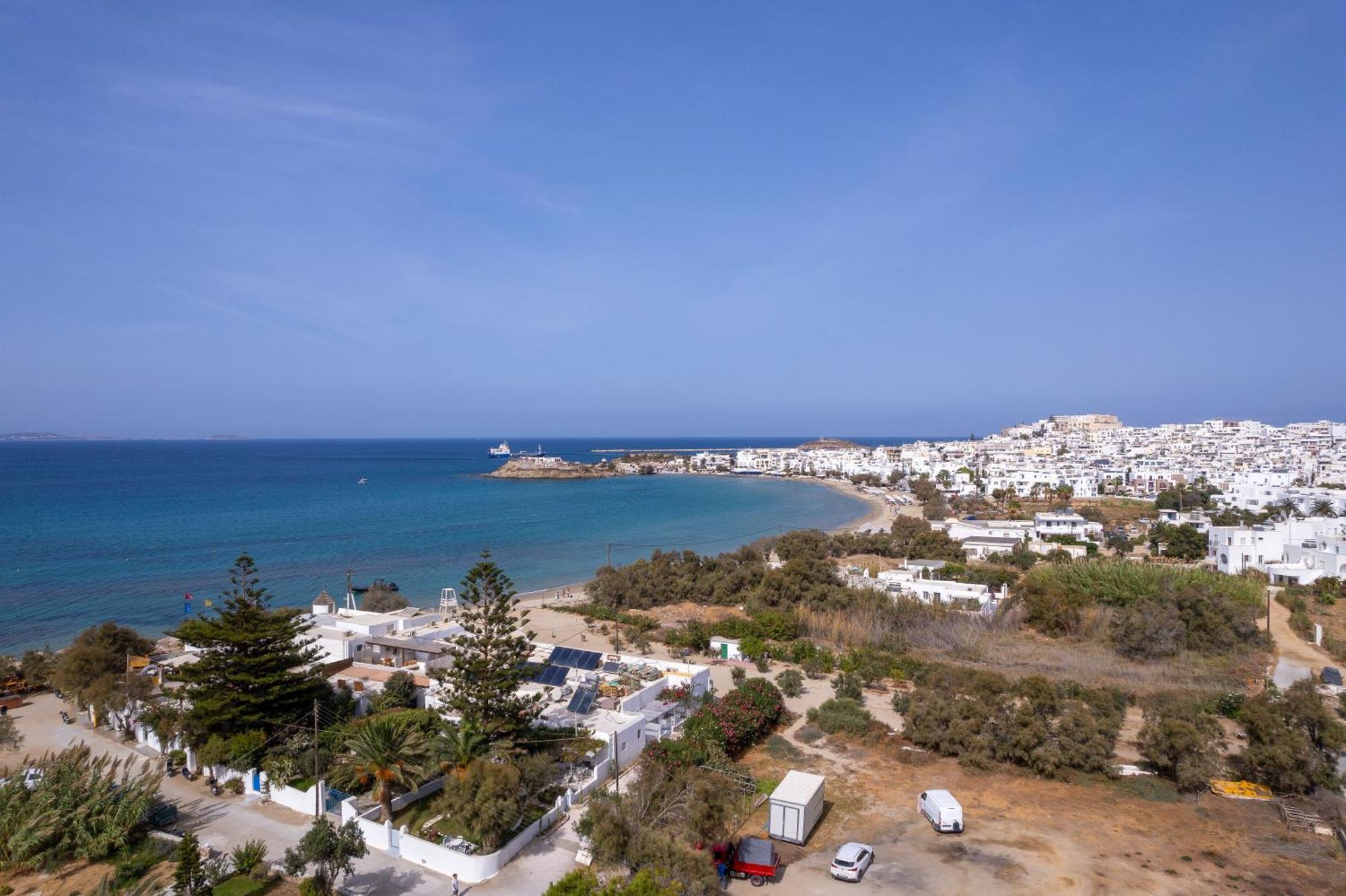Flisvos Beach Apartments Naxos City Bagian luar foto